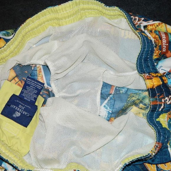 2 for/$35 Carribean Joe Tropical Themed Light weight Swim Shorts Trunks Sz 2XL - Picture 9 of 12